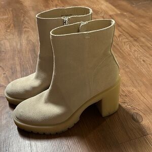 Beige Boot Heels